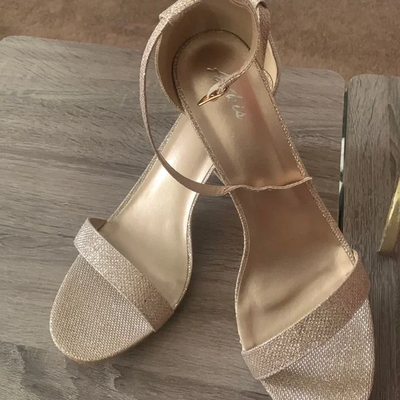 Shoes Size 12 Gold Heels Poshmark